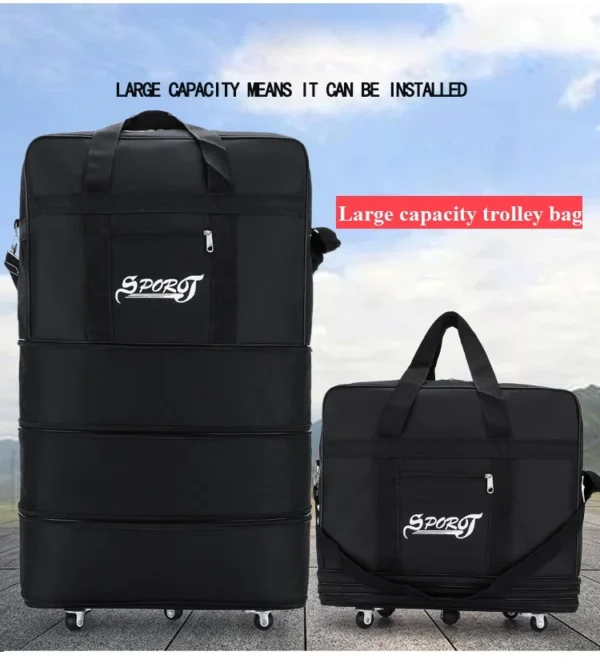 Collapsible Trolley Luggage Bag