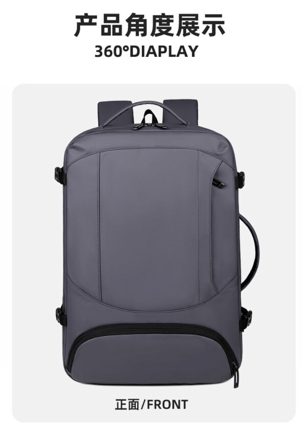 Expandable Travelling Backpack (with-shoe-space) - Image 7