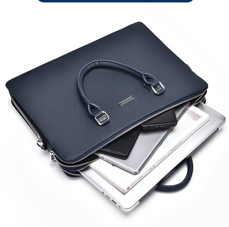 Men’s Double-Zip Elegant Briefcase Bag-Bandero - Image 6