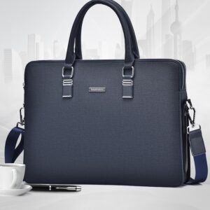 Men’s Double-Zip Elegant Briefcase Bag-Bandero